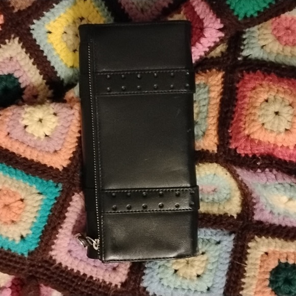 NWT Cole Haan black buckle wallet